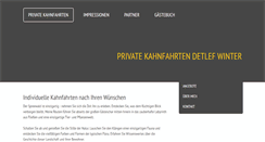 Desktop Screenshot of die-kahnfahrt.de